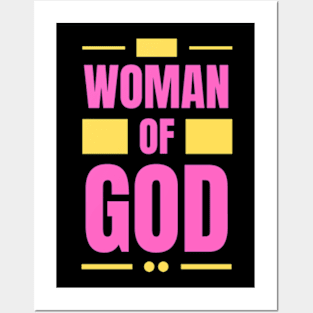 Woman Of God | Christian Typography Posters and Art